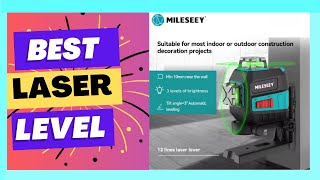 MiLESEEY 12 Lines 360 laser level 5 Lines Green Nivel Laser Professional Adjustable [upl. by Timi]