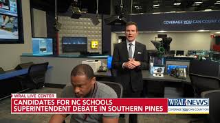 Candidates for NC schools superintendent debate in Southern Pines [upl. by Marshal]