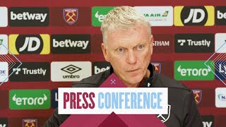 quotIts always tough to play Man Unitedquot  David Moyes Press Conference  West Ham v Manchester United [upl. by Leyes]