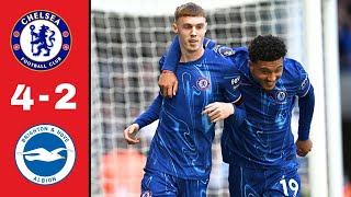 Chelsea vs Brighton  Cole Palmer 4 Goals Rutter Baleba in EPL Match 🥶 [upl. by Eiuqcaj414]