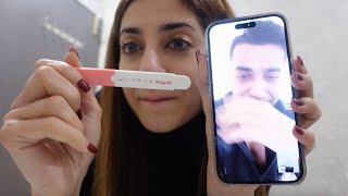 Telling my Husband I’m Pregnant 🤰 Emotional Family amp Friends Reactions Vlog 🥹 [upl. by Dlanigger]