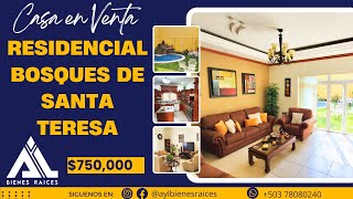 💛🏡Casa en Venta en Residencial Bosques de Santa Teresa [upl. by Yerffoj72]