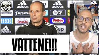 ALLEGRI ZITTISCE SZCZESNY E ANNUNCIA CHE RESTA VERGOGNA  Avsim Zoom EmpoliJuventus [upl. by Aeynod]