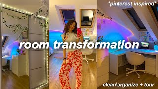 ROOM TRANSFORMATION  TOUR metamorfoza pokoju pinterestaesthetic inspired [upl. by Neeluj]