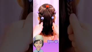 تسريحة شعر أنيقة، سهلة و سريعة لجميع المناسبات و للمدرسه 💇🏼‍♀️ [upl. by Llednahs]