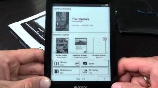 Sony Reader PRST1 Feature demo [upl. by Ordnajela]