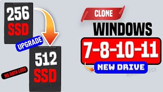 How to Clone a Hard Drive or SSD in Windows  Upgrade HDD To SSD Without Reinstalling Windows 2024 [upl. by Goldsworthy]