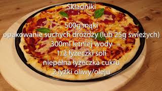 Ciasto pizzę [upl. by Nesilla]