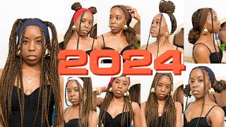 15 Knotless Box Braids HEADBAND Hairstyles for Back to School [upl. by Awram]