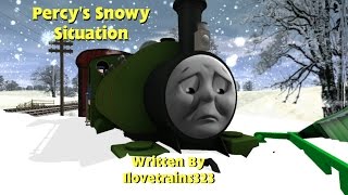 Percys Snowy Situation  Trainz Short [upl. by Neel]