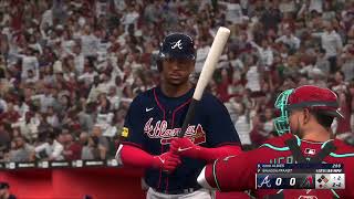 Atlanta Braves vs Arizona Diamondbacks NLDS GAME 3 MLB THE SHOW 24 [upl. by Rehpotsirhcnhoj]