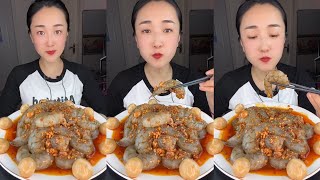 SUB Spicy Shrimp Sauce🍤🍤🧄🧄Seafoodsashimigourmetasmrmukbang [upl. by Beshore]