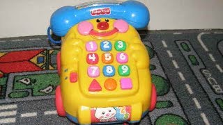 FisherPrice Laugh amp Learn Speak And Teach Phone [upl. by Marduk626]