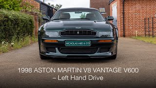 1998 ASTON MARTIN V8 VANTAGE V600 – Left Hand Drive Nicholas Mee amp Co Aston Martin Specialists [upl. by Der]