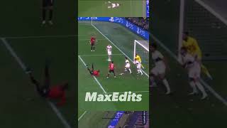 Rafael Leão BICYCLE KICK  leão milan acmilan [upl. by Ornstead]