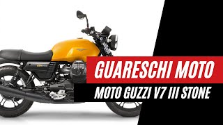 Guareschi Moto  Moto Guzzi V7 III Stone  Test Ride [upl. by Haek]