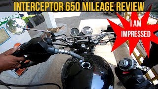 Interceptor 650 Mileage Review [upl. by Llehsim445]