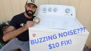 Fixing A WhirlpoolMaytag Washer That Is Making A Buzzing Sound And Not Washing Cloth Properly [upl. by Ecinhoj]