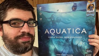 DGA Plays Board Games Aquatica  Solo Playthrough [upl. by Sussna]