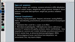 Hyperemesis Gravidarum  OB course  Masterclass Medicine [upl. by Adoc]