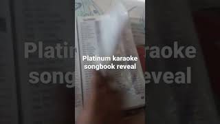 songbook on platinum karaoke [upl. by Akinet149]