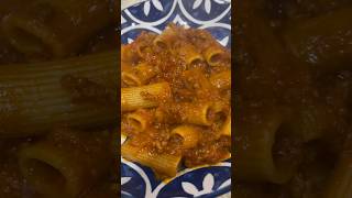 Rigatoni bolognese homemade asmr [upl. by Colville]