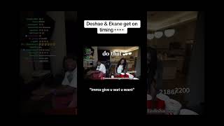 Deshae and Ekane get on TIMING 😉 viralvideo fyp deshaefrost viralshorts [upl. by Neri]