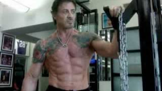 GET RIPPED LIKE RAMBO  Bodybuilding Exercise  Starring Sylvester Stallone [upl. by Binnie]