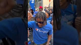 LA Dodgers Party On the Street mlb baseball dodgers viralvideo losangeles [upl. by Nassah]