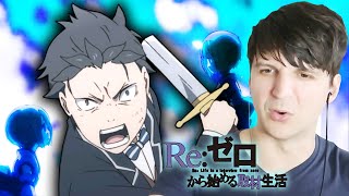 RE ZERO episode 6 part 2 1x11 reaction and commentary Rem [upl. by Parsifal864]