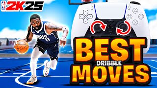 BEST DRIBBLE MOVES in NBA2K25 1 DRIBBLE TUTORIAL FOR BEGINNERSHANDCAM [upl. by Nairadal]