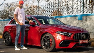 Mercedes A45 AMG Facelift  Insane Performance Crazy Handling Super Stiff  Faisal Khan [upl. by Oht]