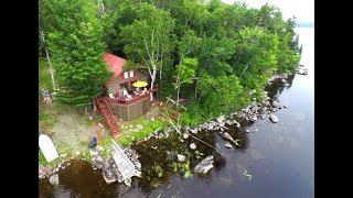 Northern Maine Lake Front Home For SaleSold [upl. by Airdnahs920]