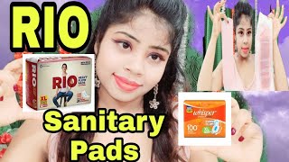 RIO Sanitary Pads   My Honest Review  Live Demo amp Results  Heavy Flow Pad in India [upl. by Swetlana]