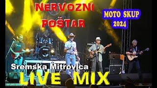 NERVOZNI POŠTAR  Live Mix  MOTO SKUP  Sremska Mitrovica  2024 [upl. by Nivaj]