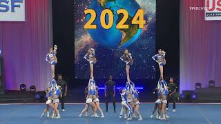 The Stingray All Stars Blizzard  Semifinals The 2024 Cheerleading Worlds WITH SOUND [upl. by Hanikehs877]