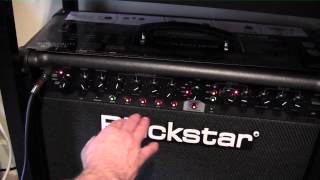 Blackstar ID 60 saving a patch on Amp [upl. by Arakahs516]