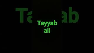 tayyab ali [upl. by Rudie]