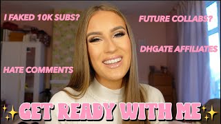 GRWM💗 Girly Chat  I faked hitting 10K subs Affiliate Programs Future Collaborations amp more😱 [upl. by Gamaliel]