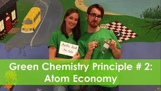 Atom Economy  Green Chemistry Principle 2 [upl. by Mauralia324]