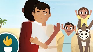 Jesus Heals 10 Lepers  Miracles of Jesus  Animated Bible Story for Kids Luke 17 [upl. by Elene]