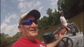 Rob and Tom Escambia river jug fishing [upl. by Kiraa]