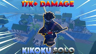 GPO KIKOKU SOLO THIS SWORD CAN SOLO 80 OF BUILDS 17K DAMAGE GAME [upl. by Anelem]