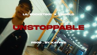 LIL ROCKETBOY quot Unstoppable quot feat 3WORLD  Prod Kaypee Official Music Video [upl. by Aillemac]