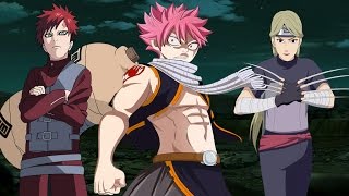 Natsu vs Gaara and Yugito [upl. by Noslien]