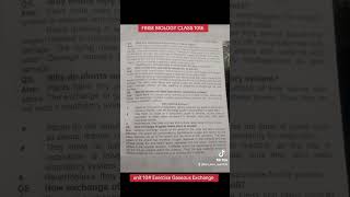 FBISE Class 10th Biology exam📜🦠 Unit 10 Gaseous Exchange with our detailed exercise solutions [upl. by Querida]