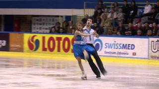 20 G PAPADAKIS  G CIZERON FRA  ISU JGP Baltic Cup 2011 Junior Ice Dance Free Dance [upl. by Ssilb]