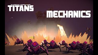 Planetary Annihilation TITANS Mechanics Bot Units [upl. by Eldrida554]