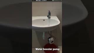 Water booster pump Shower or basin [upl. by Cynar]