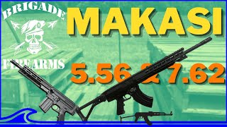 AR15  AK47 x FAL  Brigade Makasi Rifles amp Pistols NOW in 762 [upl. by Klemens]